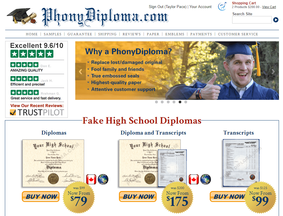 Phonydiploma.com